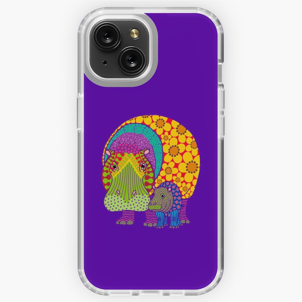 Aperçu de l'œuvre Coque souple iPhone créée et vendue par Hippopottermiss.