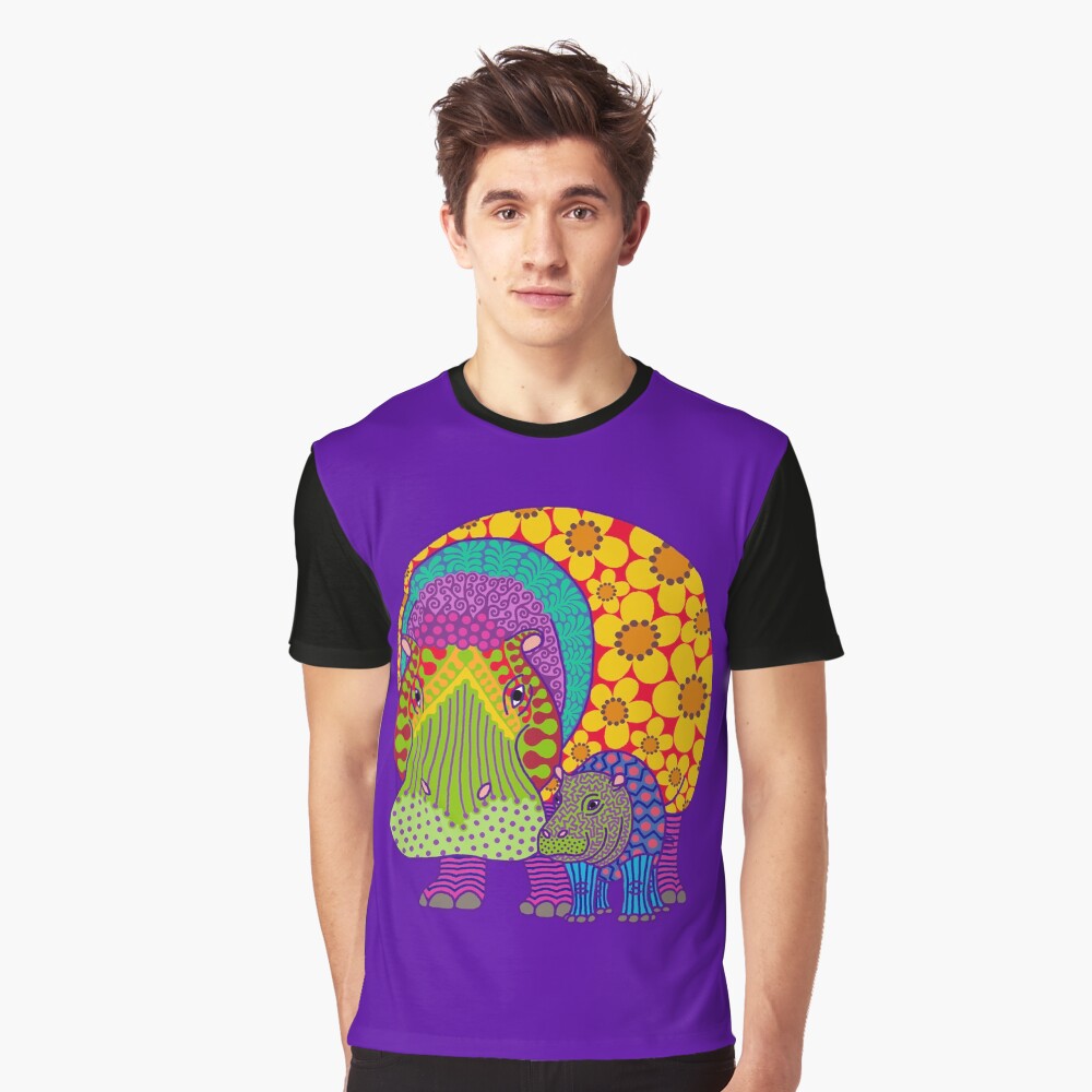 Aperçu de l'œuvre T-shirt graphique créée et vendue par Hippopottermiss.