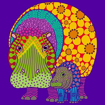 Aperçu de l'œuvre Hippiepotamus and Baba de Hippopottermiss