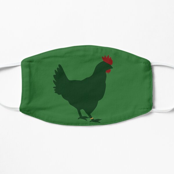 Green Chicken Flat Mask