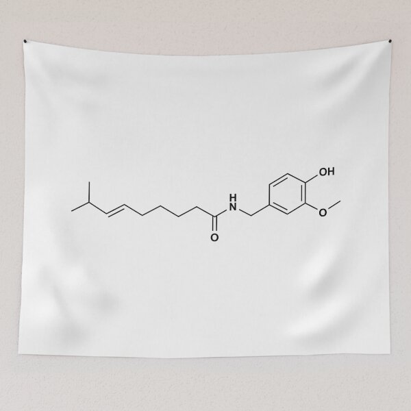 Item preview, Capsaicin Structural Formula designed and sold by GillyTheGhillie.