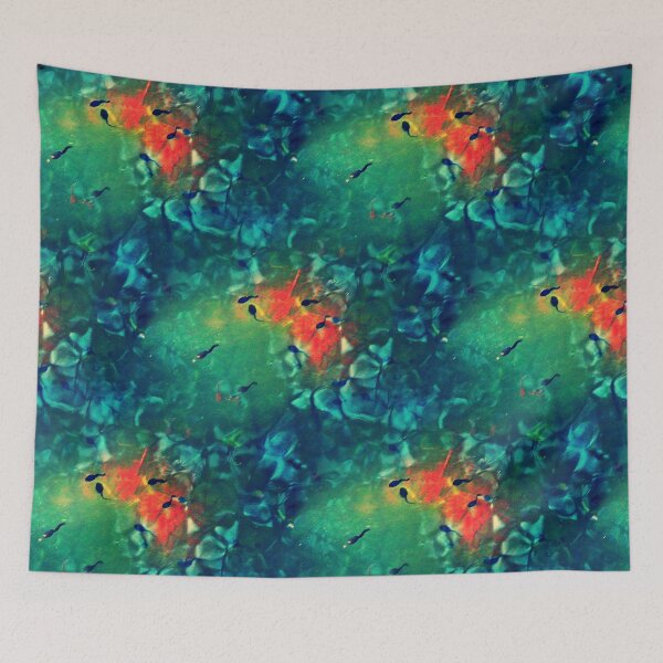 Item preview, Tadpole Mania Abstracted Seamless designed and sold by VikingVisual.