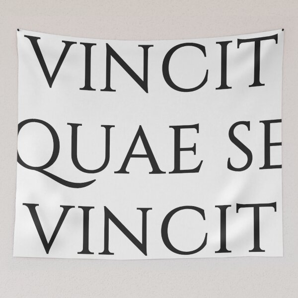 Item preview, Ella conquista quien se conquista a sí misma - Vincit Quae Se Vincit - Latin designed and sold by emovendo.