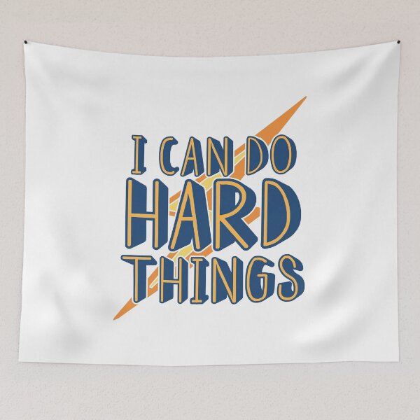 Item preview, Growth mindset | I can do hard things designed and sold by SouthPrints.