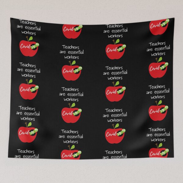 Item preview, Teachers are Essential Workers COVID-19 designed and sold by Teacher PRIDE.