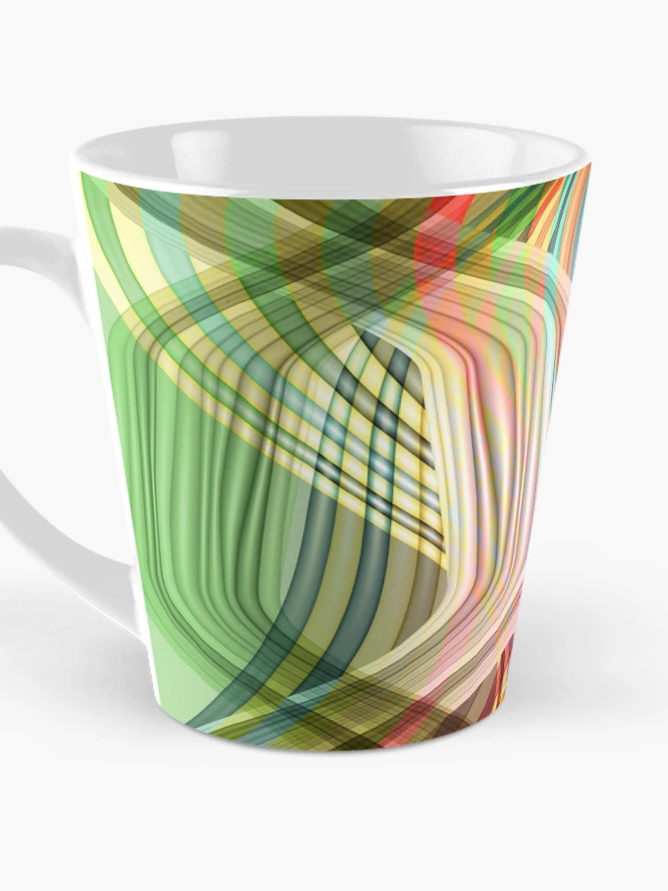 Thumbnail 3 of 4, Coffee Mug, Intersecting Rainbows designed and sold by Ruffmouse.