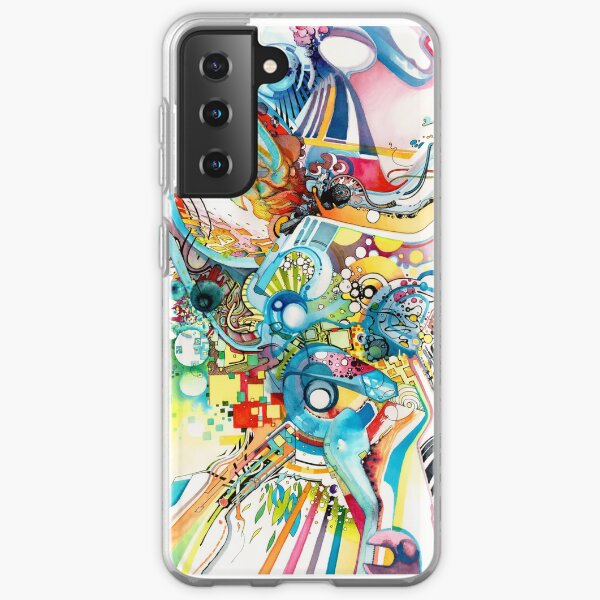 Unlimited Curiosity - Watercolor and Felt Pen Samsung Galaxy Soft Case
