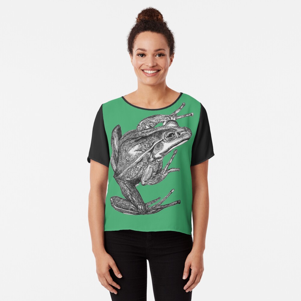 Vonny the Frog Chiffon Top