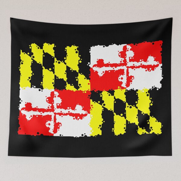 Item preview, Maryland Flag Graffiti designed and sold by LudlumDesign.