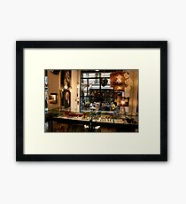 Shoppers Framed Print