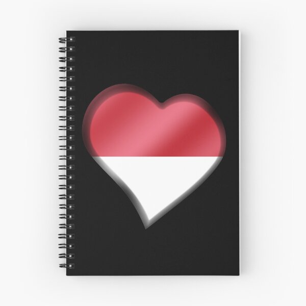 Item preview, Indonesian Flag - Indonesia - Heart designed and sold by Graphix.