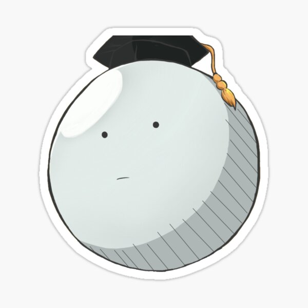 Assassination Classroom - Koro Sensei bruh face Sticker fini brillant