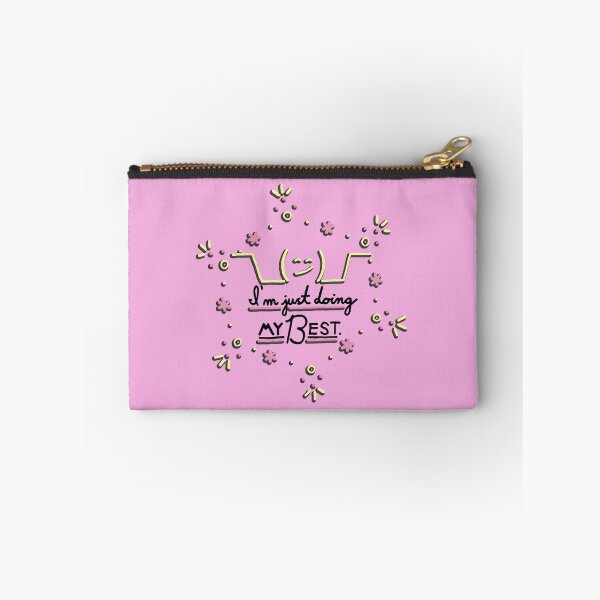 Item preview, Doing My Best (yellow/pink) designed and sold by Lee Trent.