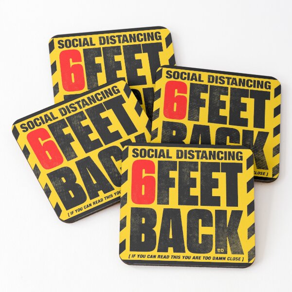 Item preview, 6 Feet Back | Available in Mask designed and sold by thelasttype.