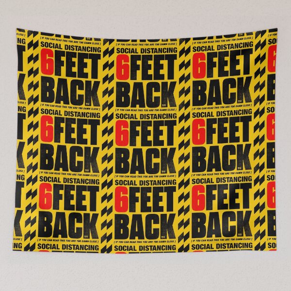Item preview, 6 Feet Back | Available in Mask designed and sold by thelasttype.