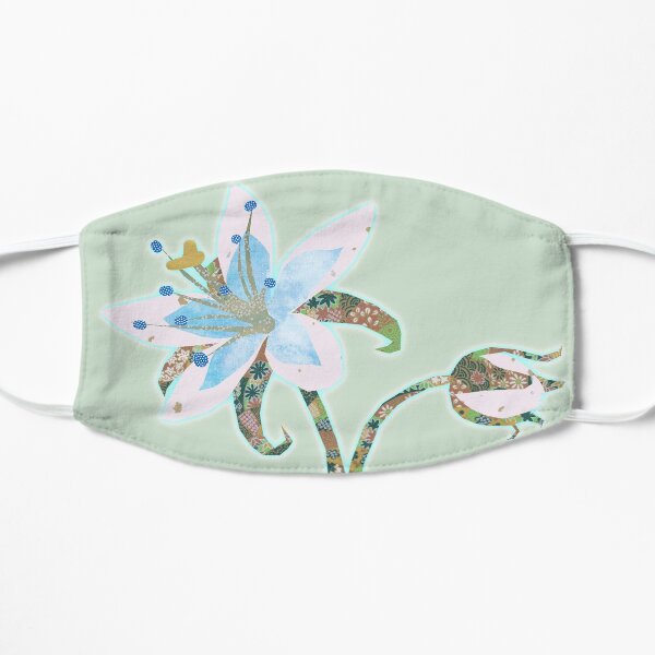 Blue Silent Princess Flat Mask
