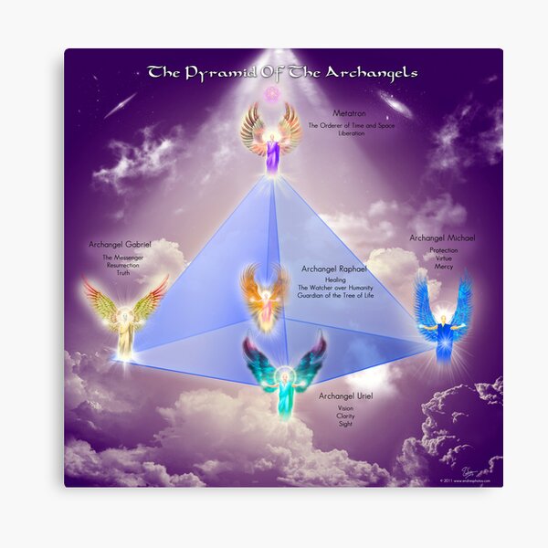 Archangel Pyramid Canvas Print