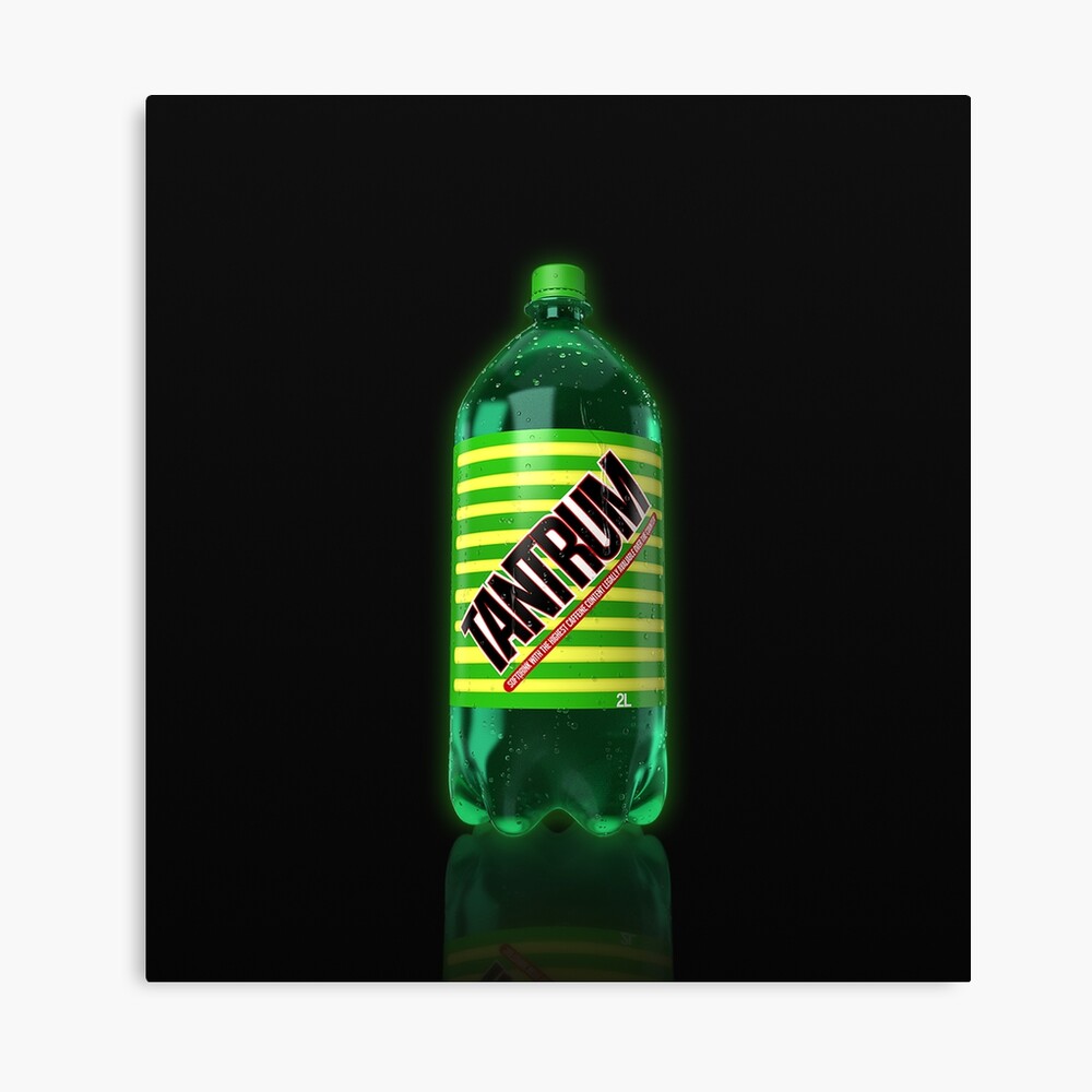 Tantrum Energy Drink Metal Print for Sale by WaveyJane | Redbubble