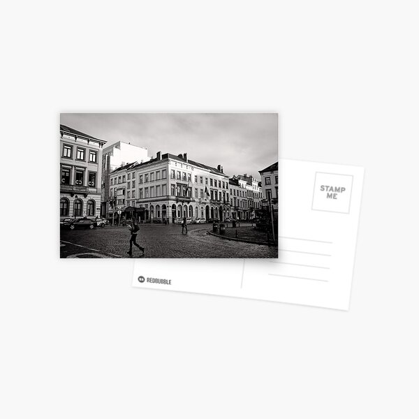 Crossing Luxembourg Square - Brussels Postcard