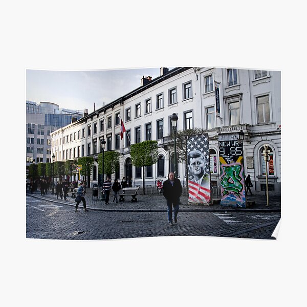 Passing by history - Brussels Poster