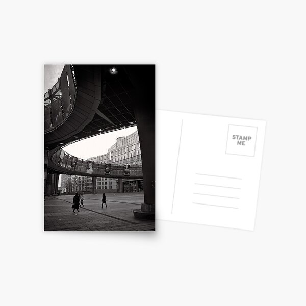 Crossing paths at Parliament - Brussels Postcard