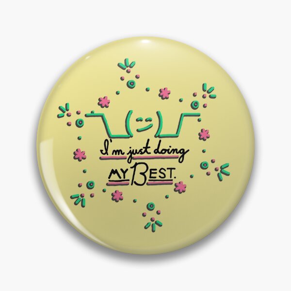 Item preview, Doing My Best (green/pink) designed and sold by Lee Trent.