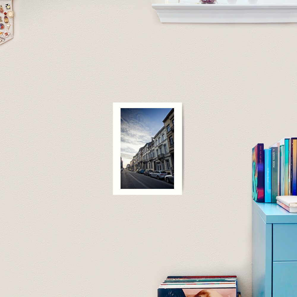 Dawn of a new day - Brussles Art Print