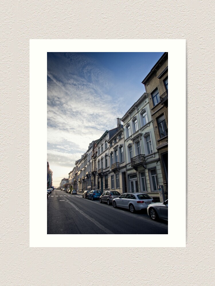 Alternate view of Dawn of a new day - Brussles Art Print