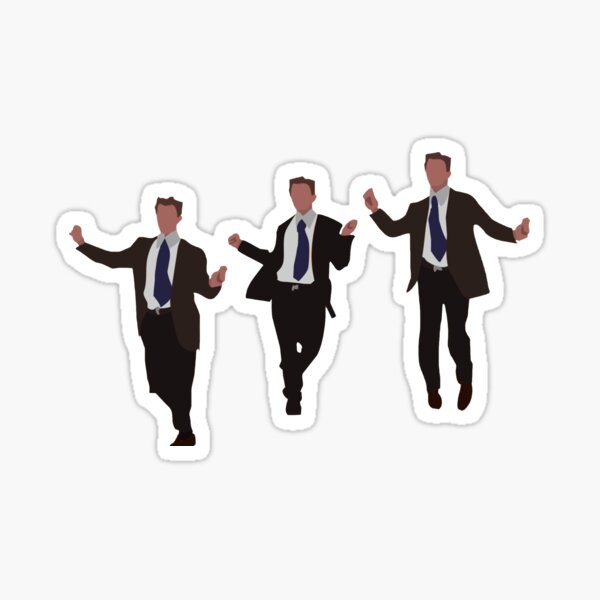 CHANDLER BING DANCE Sticker