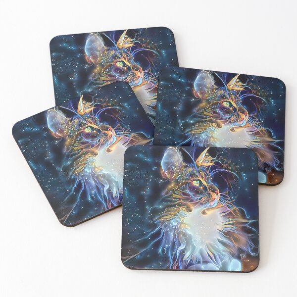 Item preview, Sparkling Kitty designed and sold by Scarves to Fine Art.
