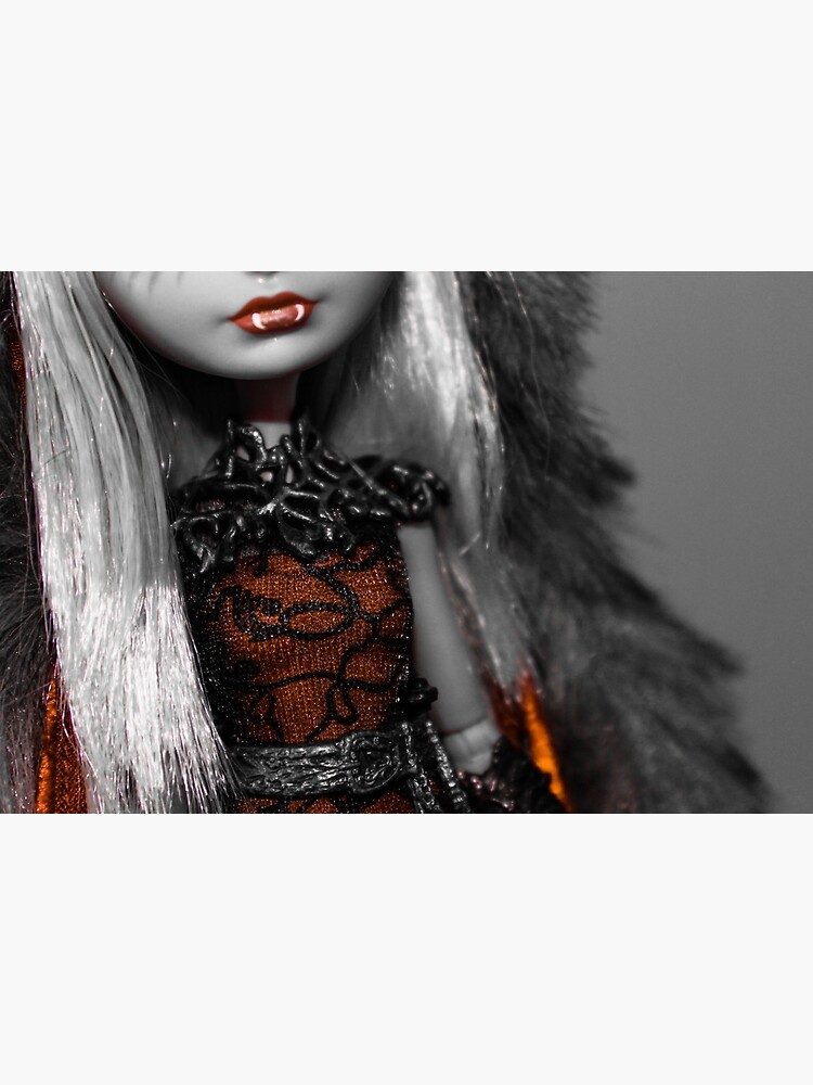 cerise wolf doll