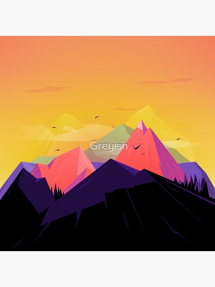 Oh the mountains by Greyish