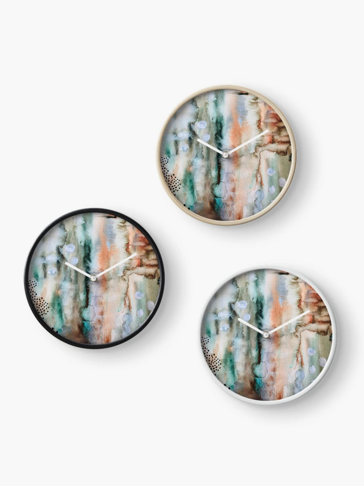 Thumbnail 3 of 4, Clock, cliffs designed and sold by Lauren Hernandez.