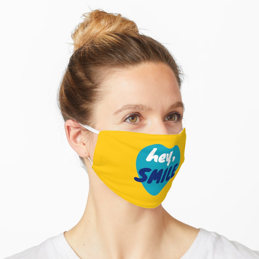 Hey, smile - positive feelings Mask