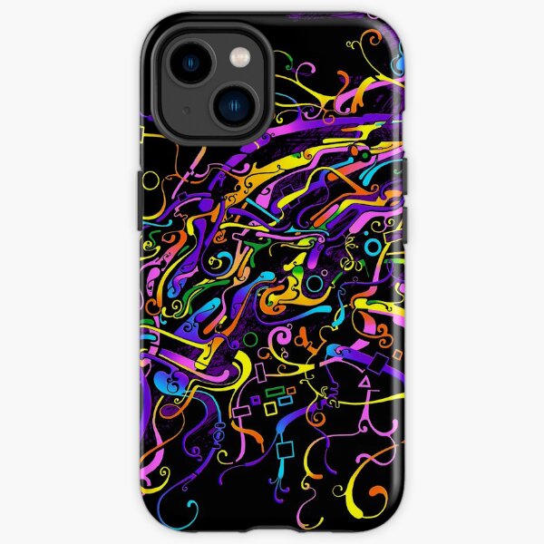 Splash Glass Rattlesnake - Remastered Digital Painting iPhone Tough Case
