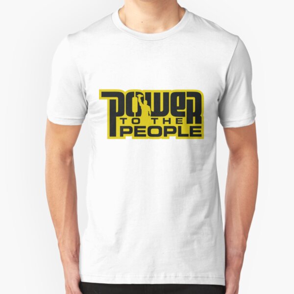 Power To The People - GOLD Slim Fit T-Shirt