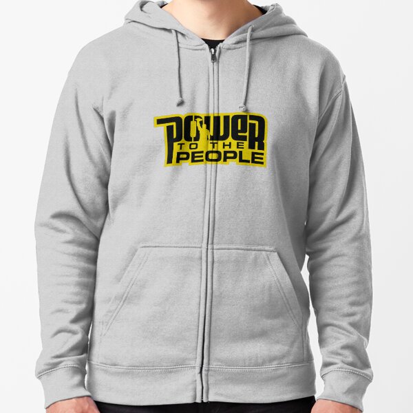 Power To The People - GOLD Zipped Hoodie