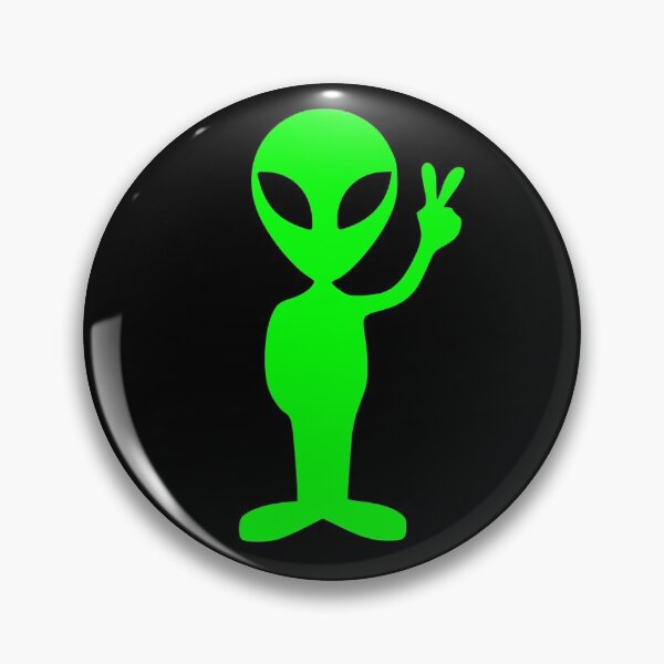 Item preview, peace sign alien cute  designed and sold by Gossip Rag.