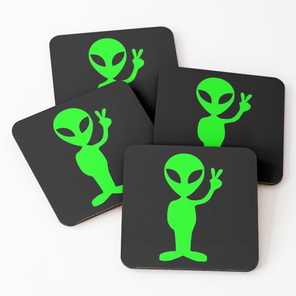 Item preview, peace sign alien cute  designed and sold by Gossip Rag.