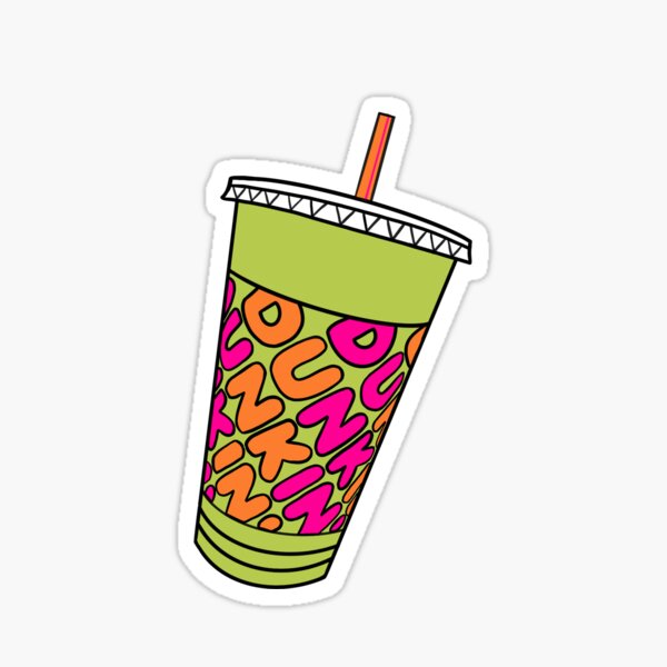 Dunkin Matcha Latte Sticker