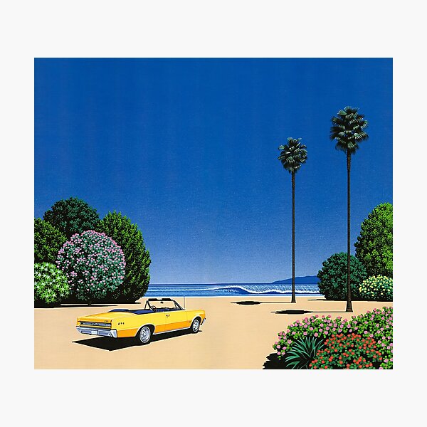 Hiroshi Nagai Art Print Poster Vaporwave Aesthetic Wallpaper T-Shirt Photographic Print