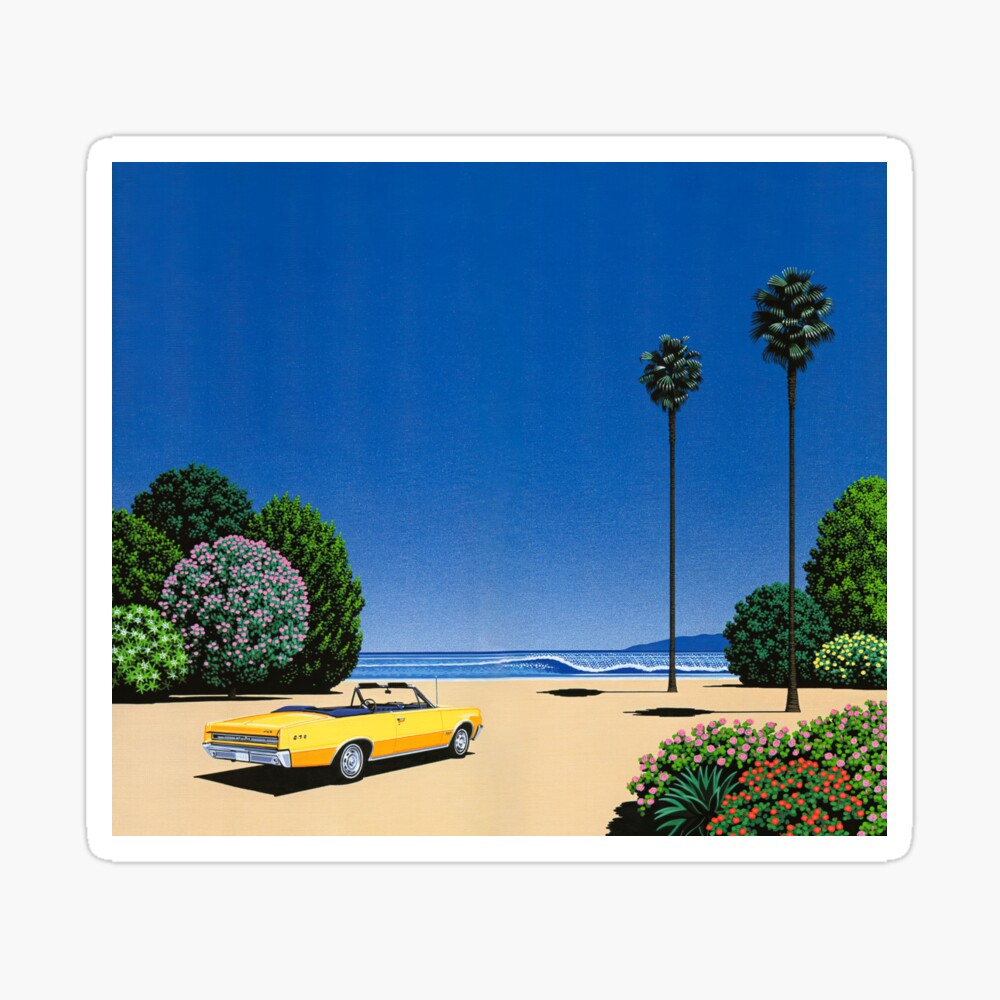 Hiroshi Nagai Art Print Poster Vaporwave Aesthetic Wallpaper T