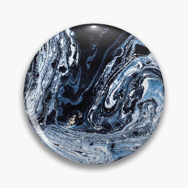 Item preview, Marble - Black And Light Blue designed and sold by BohemianAtlas.