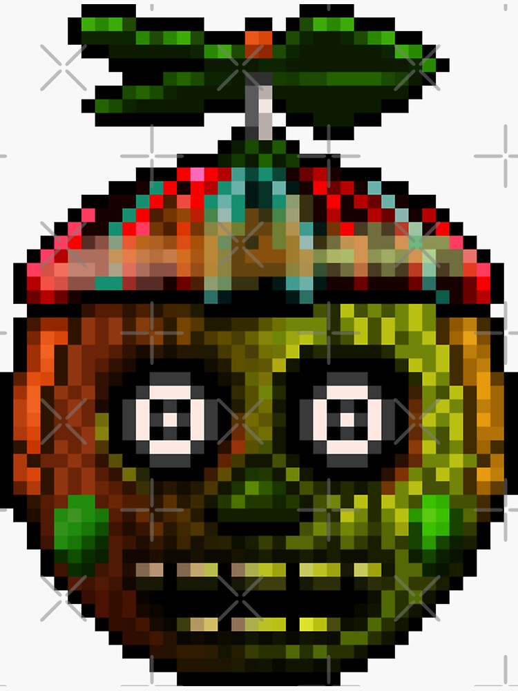 Five Nights at Freddy's 3 - Pixel art - Phantom Freddy | Sticker