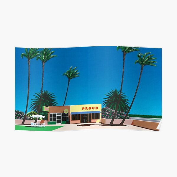 Hiroshi Nagai Art Print Poster Vaporwave Aesthetic Wallpaper T-Shirt Poster