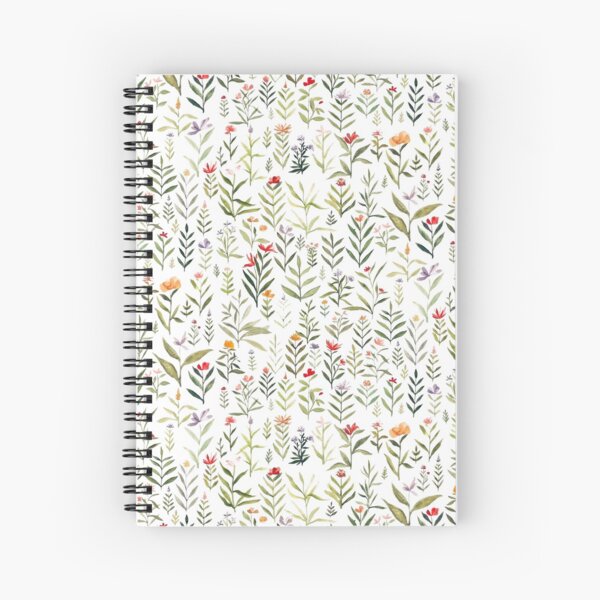 Secret Garden Spiral Notebook