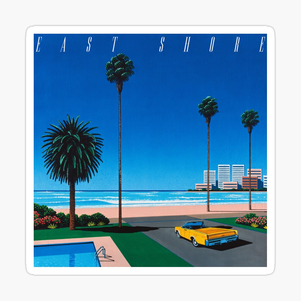 Hiroshi Nagai Art Print Poster East Shore Vaporwave Aesthetic