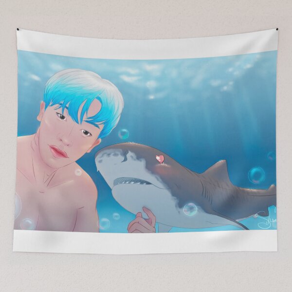Item preview,  Mermaid Wonho - Tiger Shark designed and sold by SeleseHuth.