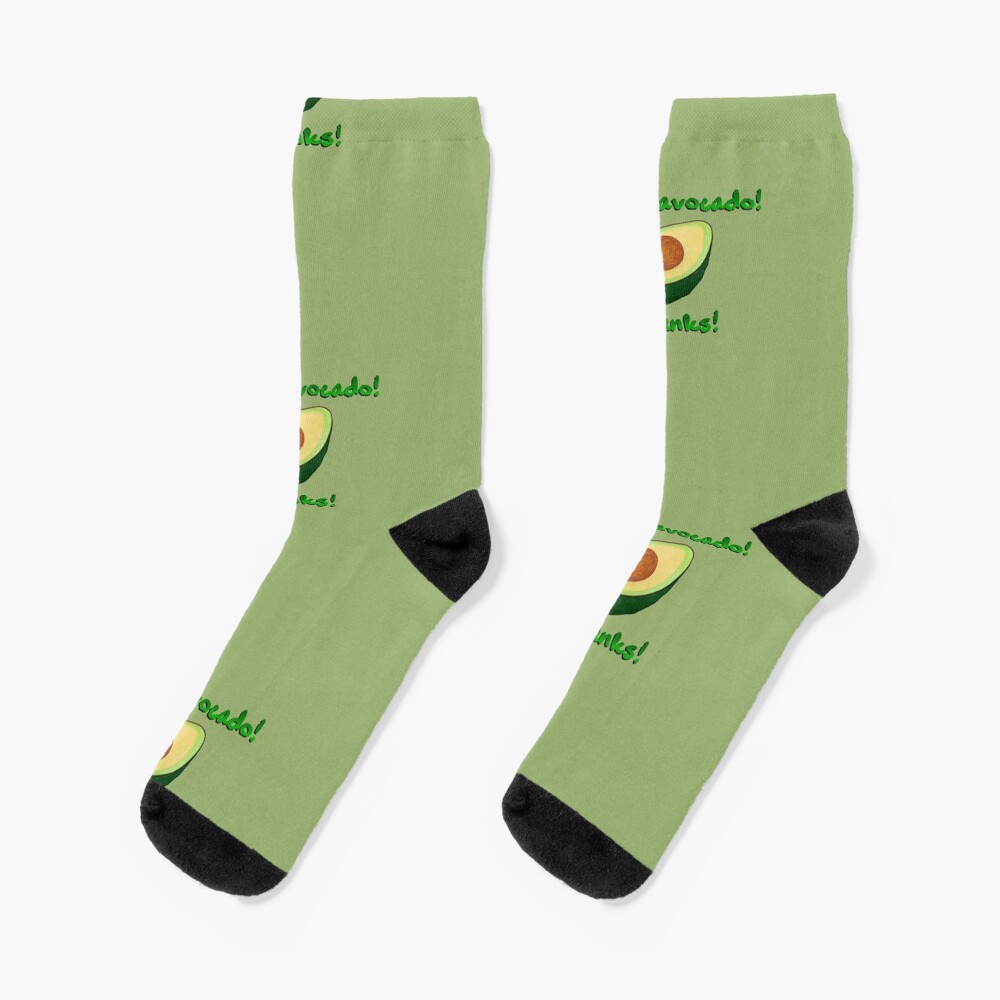 It's an Avocado! ...Thanks! - Vine Design Socks