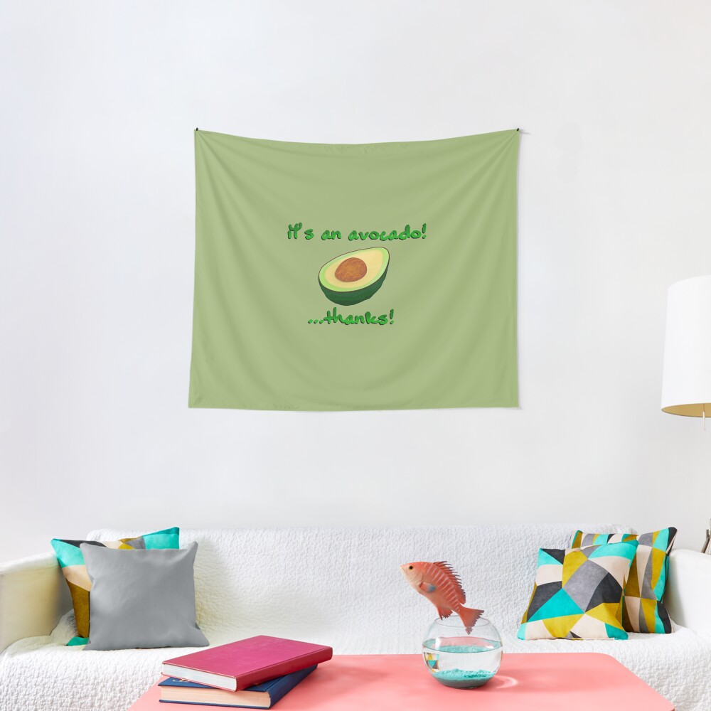 It's an Avocado! ...Thanks! - Vine Design Tapestry